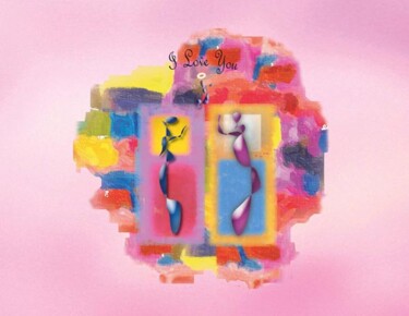 Arte digitale intitolato "I Love You, Pink" da David Glotfelty, Opera d'arte originale, Fotografia digitale