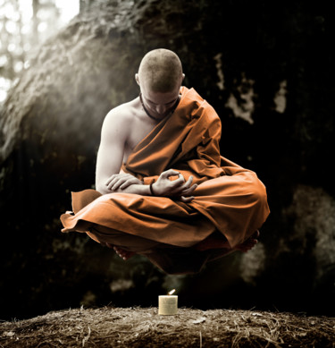 Fotografie getiteld "Bohemian Buddha (ed…" door David Heger, Origineel Kunstwerk, Gemanipuleerde fotografie