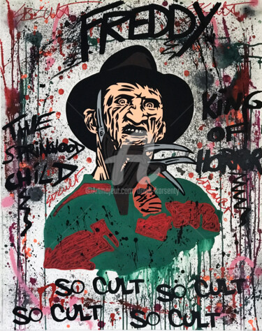 Pintura titulada "Freddy" por David Karsenty, Obra de arte original, Acrílico