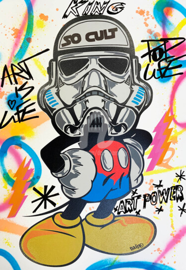 Gravures & estampes intitulée "Pop-Trooper 23" par David Karsenty, Œuvre d'art originale, Impression numérique