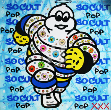 Peinture intitulée "POP-BIBIMDUM" par David Karsenty, Œuvre d'art originale, Acrylique