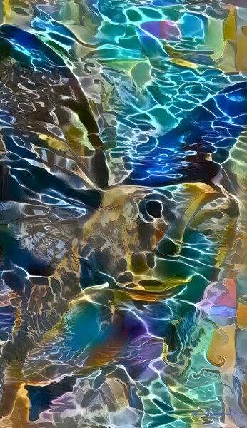 Ocean Butterish Arts numériques intitulée "Ocean Butterish" par David Kitching, Œuvre d'art originale, Photographie manipulée