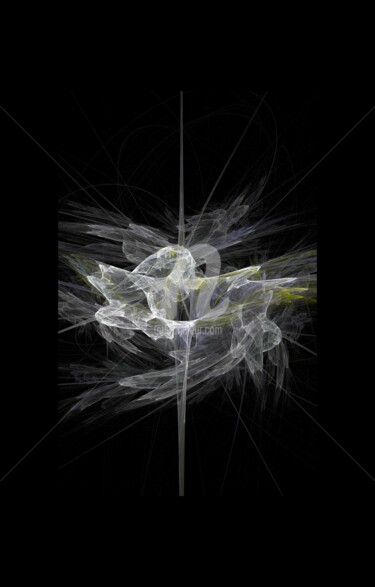 Arts numériques intitulée "Fleur du Mal" par Malre, Œuvre d'art originale, Travail numérique 2D