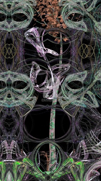 Arts numériques intitulée "Maskyrade" par Malre, Œuvre d'art originale, Travail numérique 2D