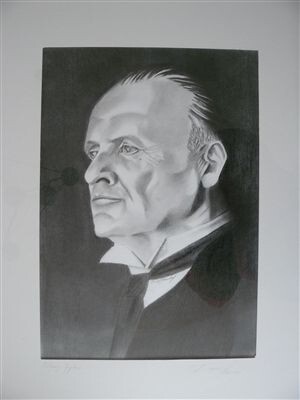 Painting titled "Sir Anthony" by David Marchal, Original Artwork, Oil