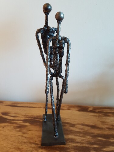 Skulptur mit dem Titel "20190714-162346.jpg" von David Nativel, Original-Kunstwerk, Metalle