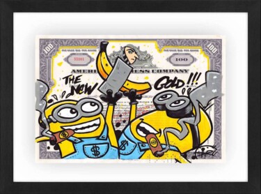 Painting titled "Banana The New Gold" by David Nicolas (Daru), Original Artwork, Marker