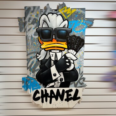 Painting titled "Karl Donaldfeld" by David Nicolas (Daru), Original Artwork, Spray paint