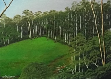 Painting titled "Forest Edge" by David O'Halloran, Original Artwork, Acrylic