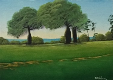 Peinture intitulée "Bottle Trees Of Wan…" par David O'Halloran, Œuvre d'art originale, Acrylique
