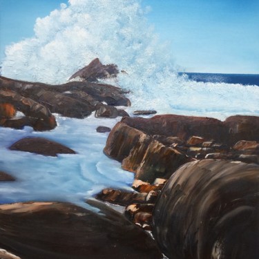 Painting titled "Thunder Rocks" by David O'Halloran, Original Artwork