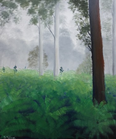 Painting titled "Ancient Mist" by David O'Halloran, Original Artwork, Oil