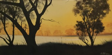 Painting titled "Morning On The Murr…" by David O'Halloran, Original Artwork, Oil