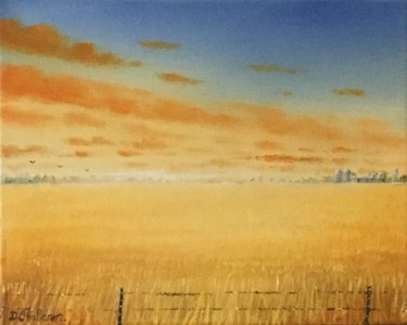 Painting titled "Afternoon Crop" by David O'Halloran, Original Artwork