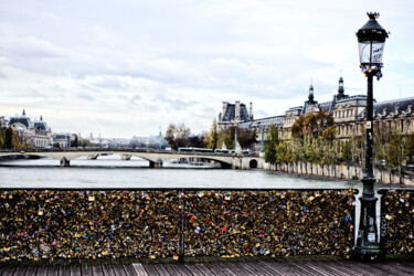 Fotografie getiteld "locked love" door David Page, Origineel Kunstwerk, Digitale fotografie