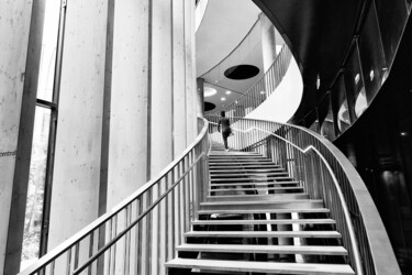 Photographie intitulée "stairs" par David Page, Œuvre d'art originale, Photographie numérique