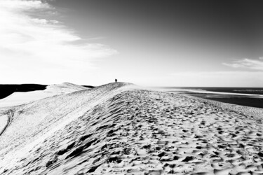 Fotografia intitolato "Dune de Pilat" da David Page, Opera d'arte originale, Fotografia digitale