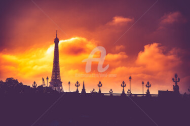 Photography titled "Street Paris II" by David Penez, Original Artwork, Manipulated Photography