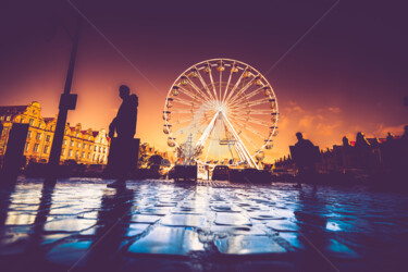 Photographie intitulée "roue passante" par David Penez, Œuvre d'art originale, Photographie numérique