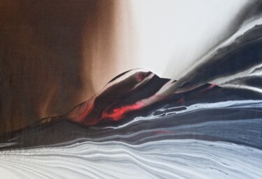 Pintura intitulada "Fire and Ice" por David Ryan Lopez, Obras de arte originais, Acrílico