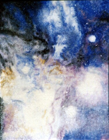 Pittura intitolato "STAR FIELD" da David Sankey, Opera d'arte originale, Olio