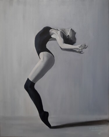 Картина под названием "ballerina балерина" - Давид Саргсян, Подлинное произведение искусства, Масло Установлен на Деревянная…
