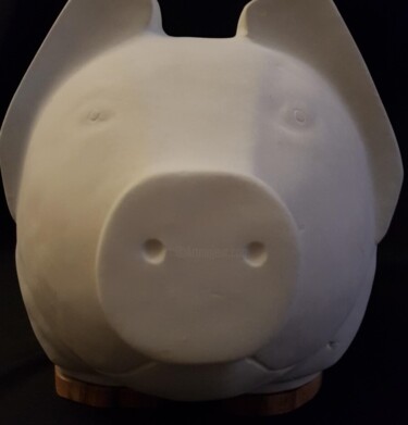 Sculpture intitulée "Mr cochon" par David Senez, Œuvre d'art originale, Pierre