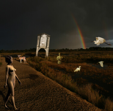 Digital Arts με τίτλο "amour2" από David Siboni, Αυθεντικά έργα τέχνης, Ψηφιακό Κολάζ