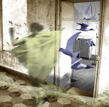 Arte digitale intitolato "amour3" da David Siboni, Opera d'arte originale, Collage digitale