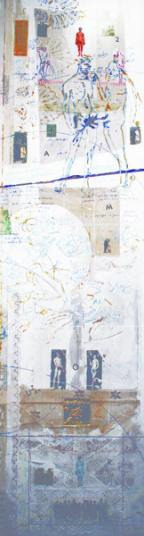 Pintura titulada "mariage" por David Siboni, Obra de arte original, Acrílico Montado en Bastidor de camilla de madera
