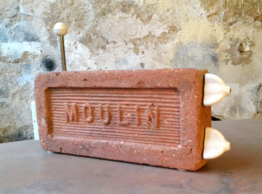 Diseño titulada "Radio MOULIN" por David Spanu, Obra de arte original, Accesorios