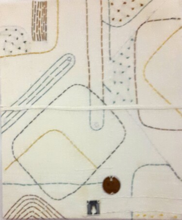 Sztuka tkaniny zatytułowany „Tapisserie _hôtel e…” autorstwa David Spanu, Oryginalna praca, Gobelin