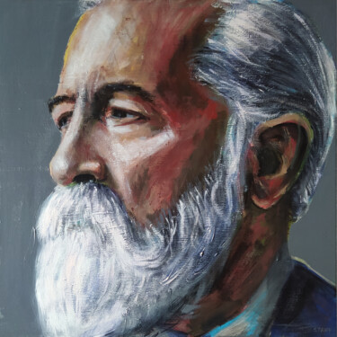 Peinture intitulée "Portrait (n°45)" par David Stany Garnier, Œuvre d'art originale, Acrylique Monté sur Châssis en bois