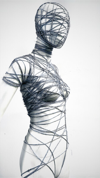 Arte digitale intitolato "Wireframe Edition 1" da David Underland, Opera d'arte originale, Fotomontaggio