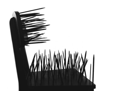 Diseño titulada "Porcupine Noir" por David Underland, Obra de arte original, Mueble