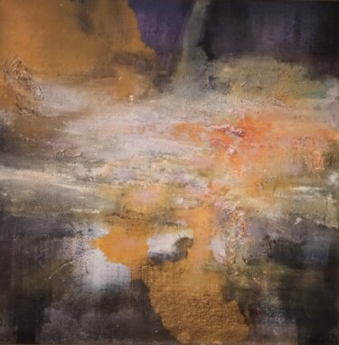 Картина под названием "OIL ON CANVAS 292," - David Vayer, Подлинное произведение искусства, Масло Установлен на Деревянная р…