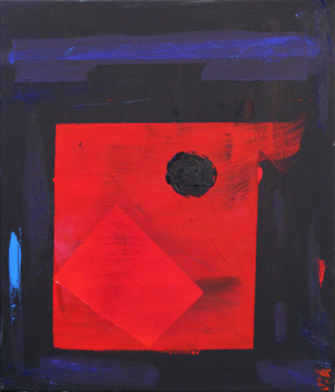 Red Palette Картина под названием "Red Palette" - David Abse, Подлинное произведение искусства, Масло
