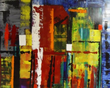 Painting titled "Abstract untitled 1…" by David Deskalo, Original Artwork, Oil