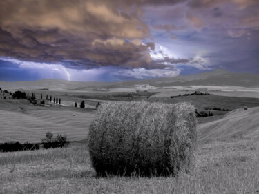 Photographie intitulée "Summer rainstorm" par Davide Poggio, Œuvre d'art originale, Photographie numérique