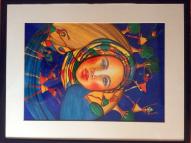 Painting titled "Giochi d'infanzia" by Rinella, Original Artwork, Other