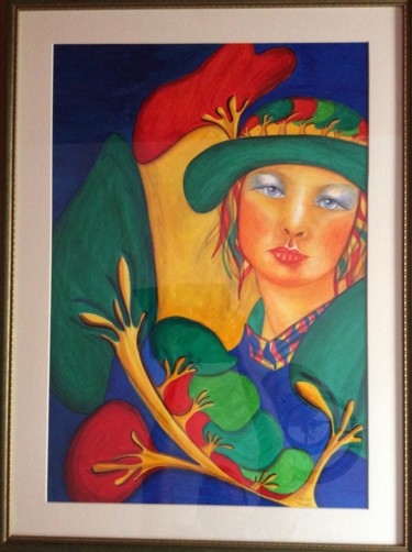 Malerei mit dem Titel "Alseide" von Rinella, Original-Kunstwerk, Andere