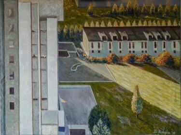 Pintura titulada "Giardini di San Mau…" por Davide Rodoquino, Obra de arte original, Oleo Montado en Bastidor de camilla de…