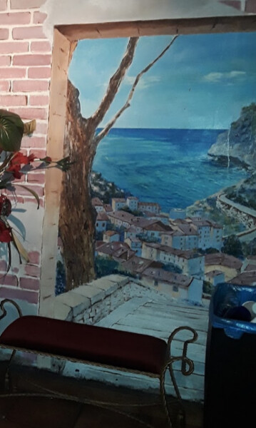 Картина под названием "Stairway to the bea…" - Davide Rodoquino, Подлинное произведение искусства, Акрил