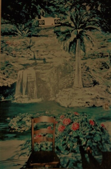 Pintura intitulada "Botanic park with w…" por Davide Rodoquino, Obras de arte originais, Acrílico