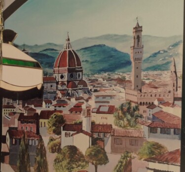 Painting titled "Firenze" by Davide Rodoquino, Original Artwork, Acrylic