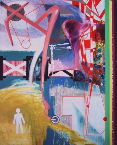 Peinture intitulée "Splendeur et décade…" par David Huet, Œuvre d'art originale
