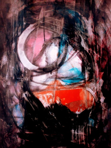Painting titled "Oxymore (Oxymoron)…" by Davidian Gotis Abstraction Abstraite, Original Artwork, Acrylic
