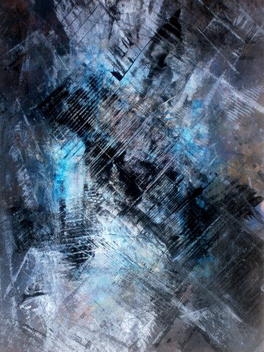 Картина под названием "Bagheera (Panthera)…" - Davidian Gotis Abstraction Abstraite, Подлинное произведение искусства, Акрил