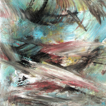 Pintura intitulada "Hallucination - Abs…" por Davidian Gotis Abstraction Abstraite, Obras de arte originais, Acrílico