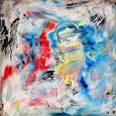 Painting titled "Back to the sea- Ab…" by Davidian Gotis Abstraction Abstraite, Original Artwork, Acrylic